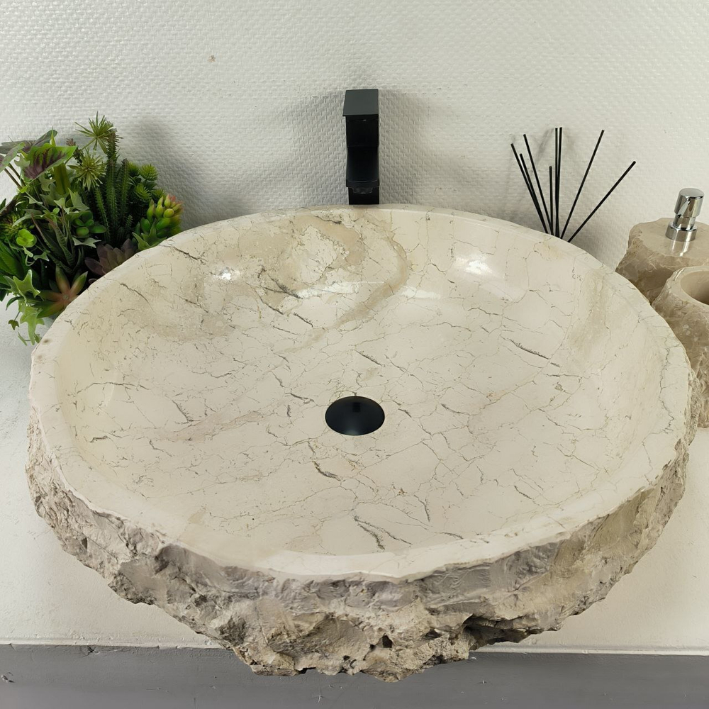 Раковина из мрамора Erozy Cream EM-65025 62*62*16 0878