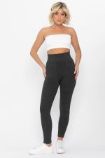 Лосины в рубчик утепленные НЬЮ (графит) Б14975-7М LT Collection