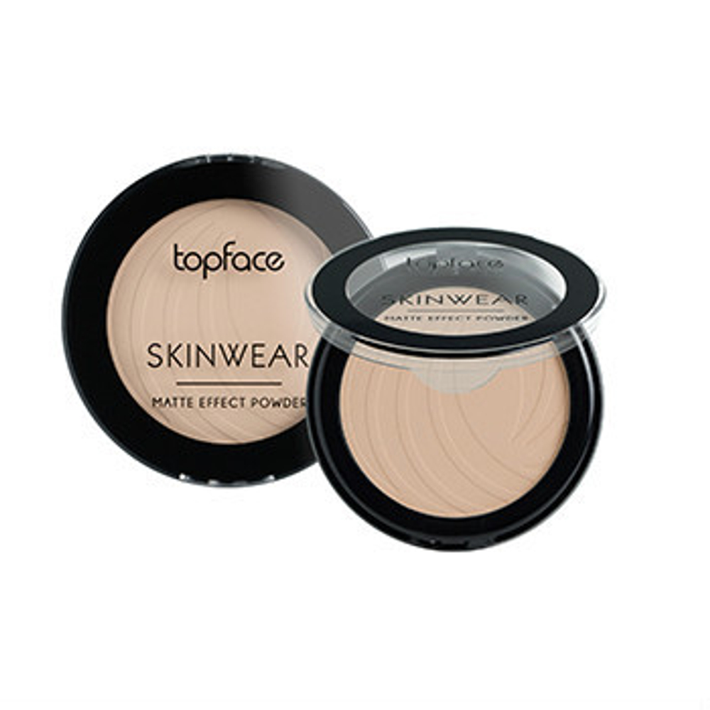 TopFace. Компактная пудра "Skinwear Matte Effect" PT265