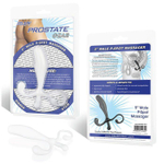 Белый массажер простаты - 12,7 см. (Цвет: белый)