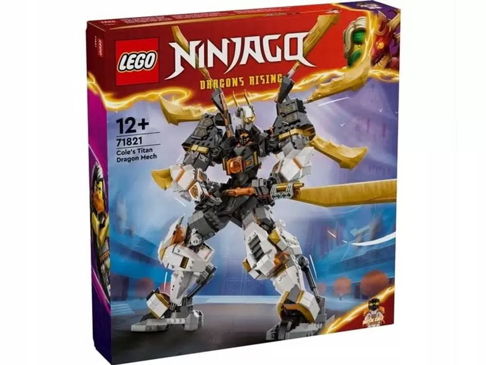LEGO Ninjago 71821 «Боевой титановый робот-дракон Коула» — мощь и техника ниндзя