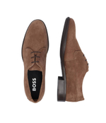 Кожаные дерби colby_derb_stsd BOSS BLACK - коричневый(50516599)