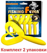Мягкая приманка твистер FishingFever 8,5cm,4,8g,2 уп по 5 шт