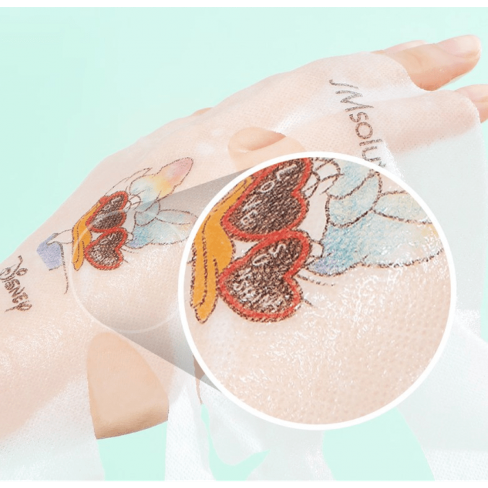 JMsolution Маска тканевая с розой иерихона – Disney collection selfie barrier rose of jerico, 30мл