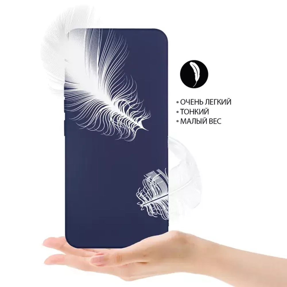 Силиконовый чехол для Honor X8 (5G)/X6/70 Lite (5G) DF, blue