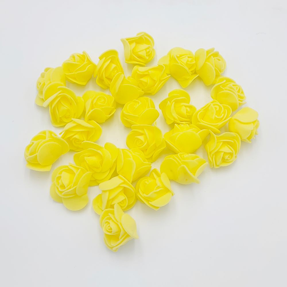 `Цветы из фоамирана 35 мм, цвет: 09 желтый