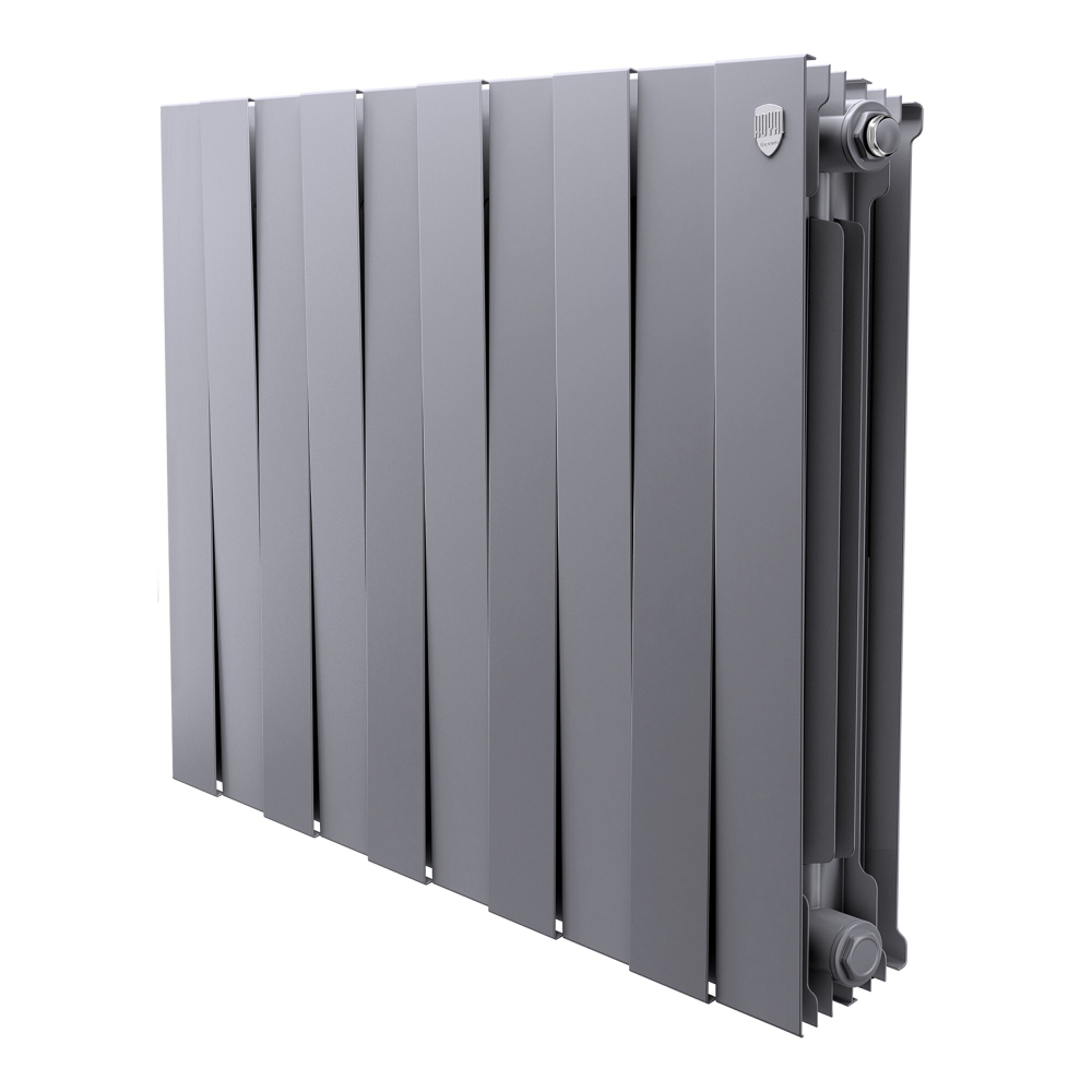 Радиатор биметаллический Royal Thermo PianoForte 500 Silver Satin 10 секций