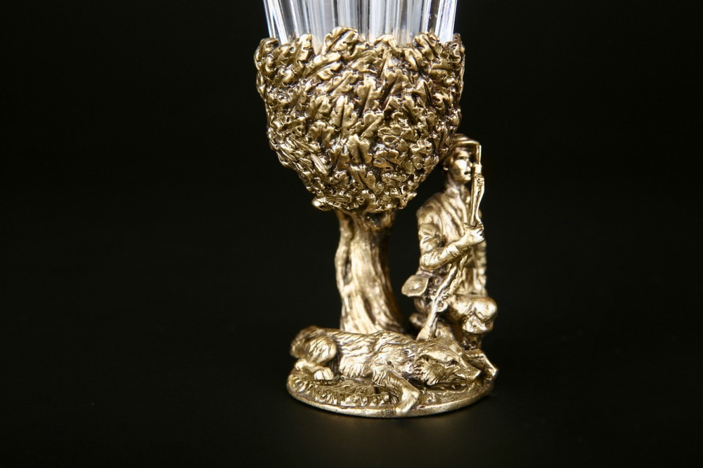 Набор лафитников "Охота" 6шт. в подарочном футляре