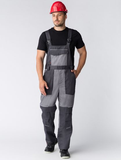 Полукомбинезон "Лидер IMP" (т.серый/св.серый)