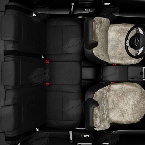 Меховые накидки, 1шт. (натуральная овчина, короткий ворс)