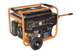 Генератор бензиновый CARVER PPG-10000Е (LT-192FВ, 8.0/8.3 кВт, 220В, бак 25л, эл.ст, медь) / бензогенератор / резервное питание