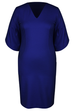 Трикотажное платье 2600АП, синий #359Св052600АП