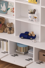 Шкаф для игрушек DEMET - белый