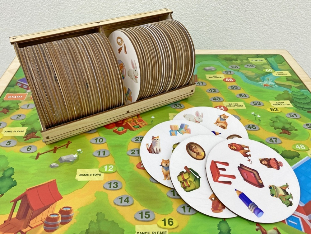 Профессиональный комплект для кружков английского языка Мобильный куб English Buddy