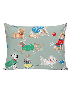 Постельное белье Сказка "Dogs on blue" 1,5-сп Наволочка 50х70 см 1 шт Простынь 150х215 см Пододеяльник 145х215 см, перкаль