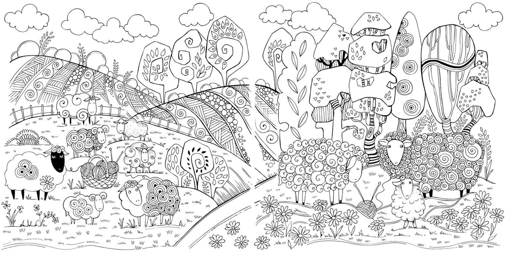 Mein Frühlingsspaziergang. Rita Berman. Coloring book