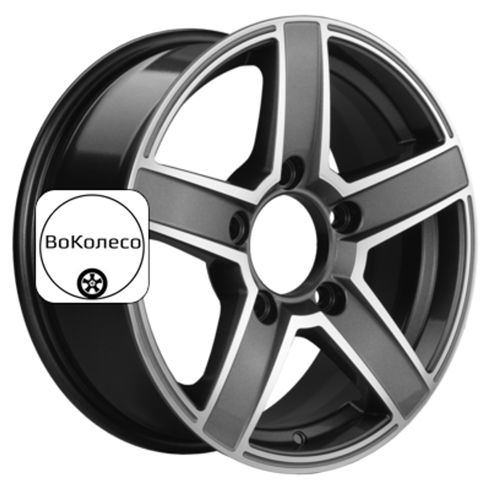 6,5x16/5x139,7 ET40 D98,5 KHW1614 (Niva 4x4) Gray-FP Khomen Wheels