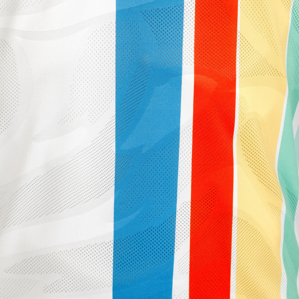 Мужское теннисное поло BIDI BADU Paris Polo Men - White, Multicoloured