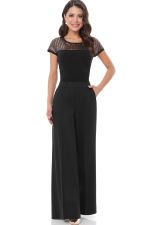 Блузка черная с кокеткой DStrend (Акция)