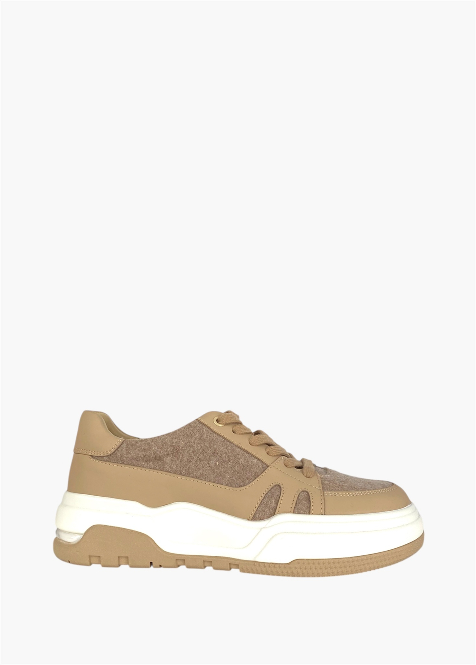 104609B3-YP beige-24Z Женские сникерсы деми 