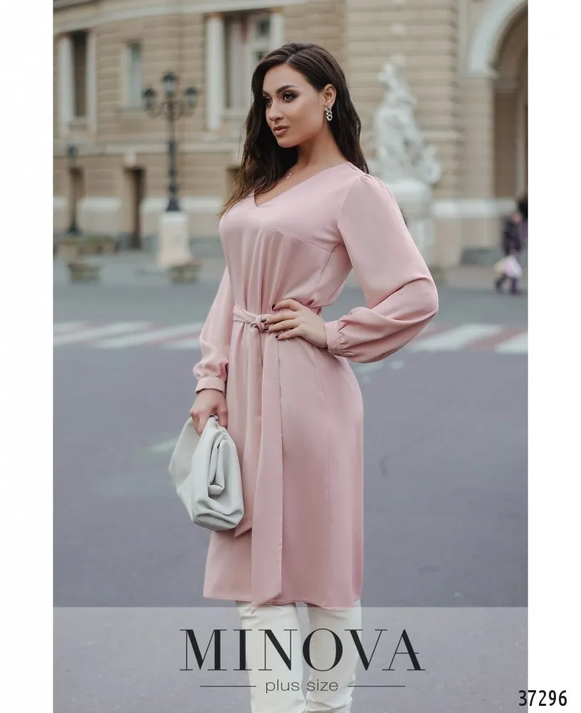 Платье 3134-В-пудра Minova