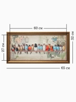 Картина на стену интерьерная на холсте 65*32 см