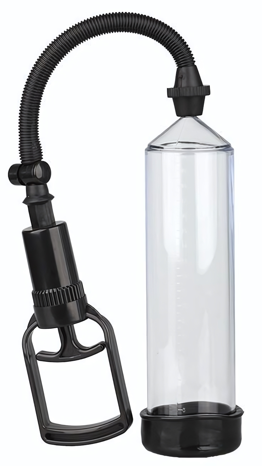 Прозрачная вакуумная помпа Trigger Handle Penis Pump (Цвет: прозрачный)