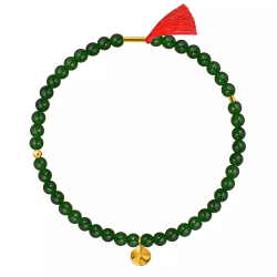 браслет из малахита 4 мм