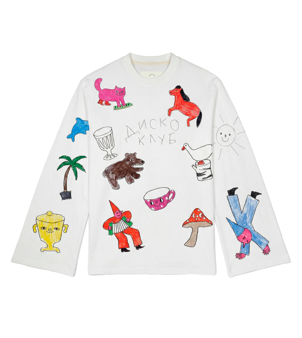 Лонгслив Диско-клуб x IRА BESPALOVA