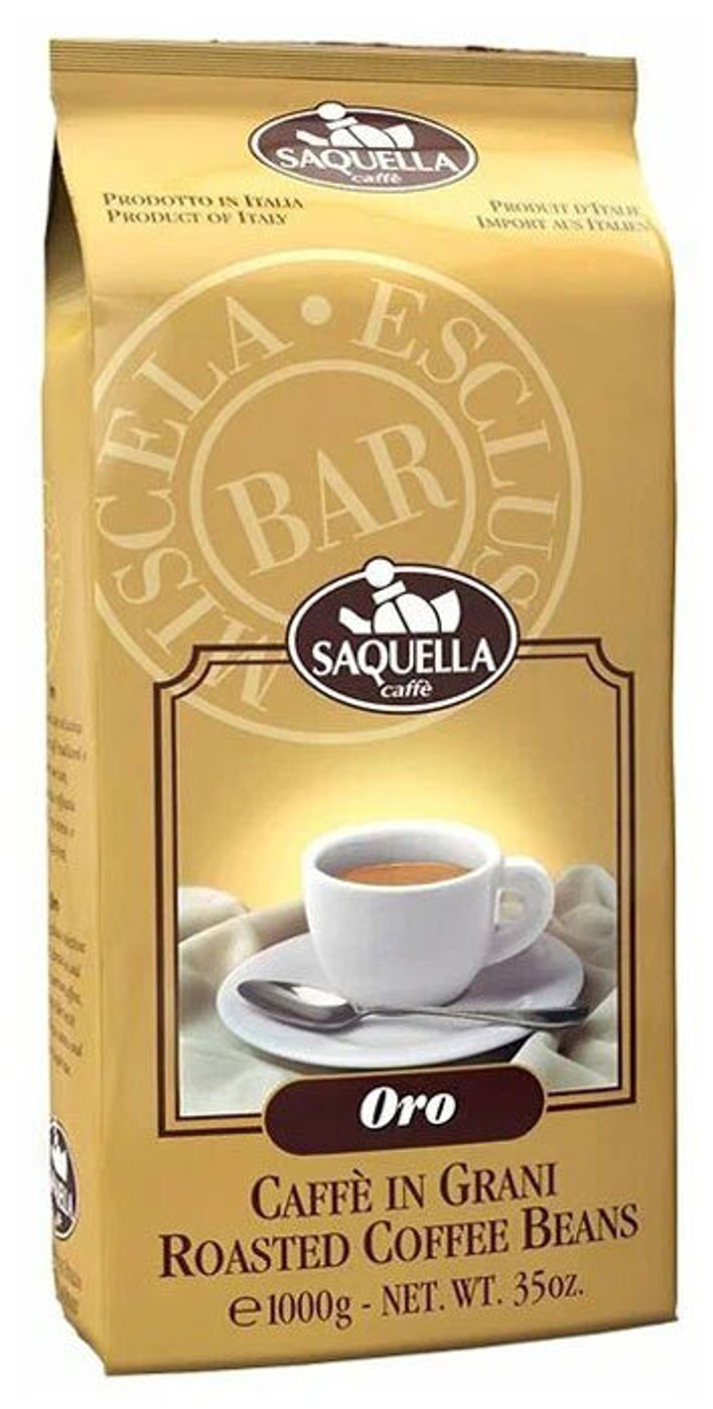 Saquella Зерно кофе Espresso ORO 1кг