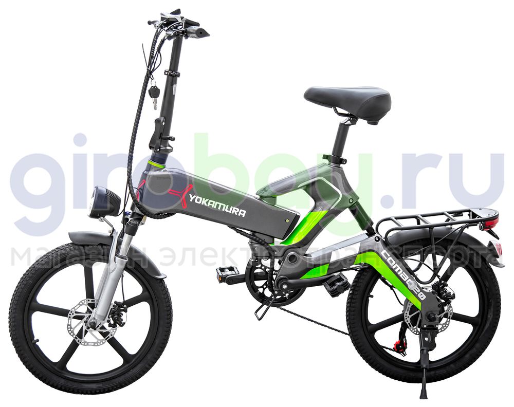 Электровелосипед Yokamura Combo 20 (48V/11Ah) - Grey Black фото 3 фото №5