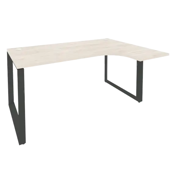 Onix Стол эргономичный правый на О-образном м/к O.MO-SA-4 (R) 1580*1180*750 (800/460)