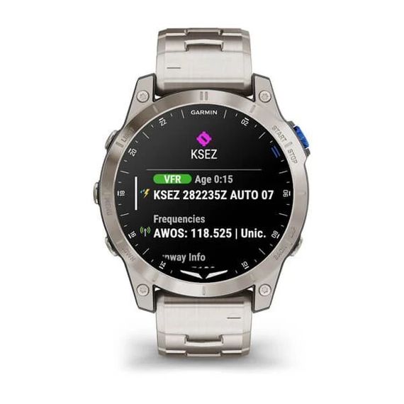 Умные авиационные часы Garmin D2™ Mach 1 с титановым браслетом