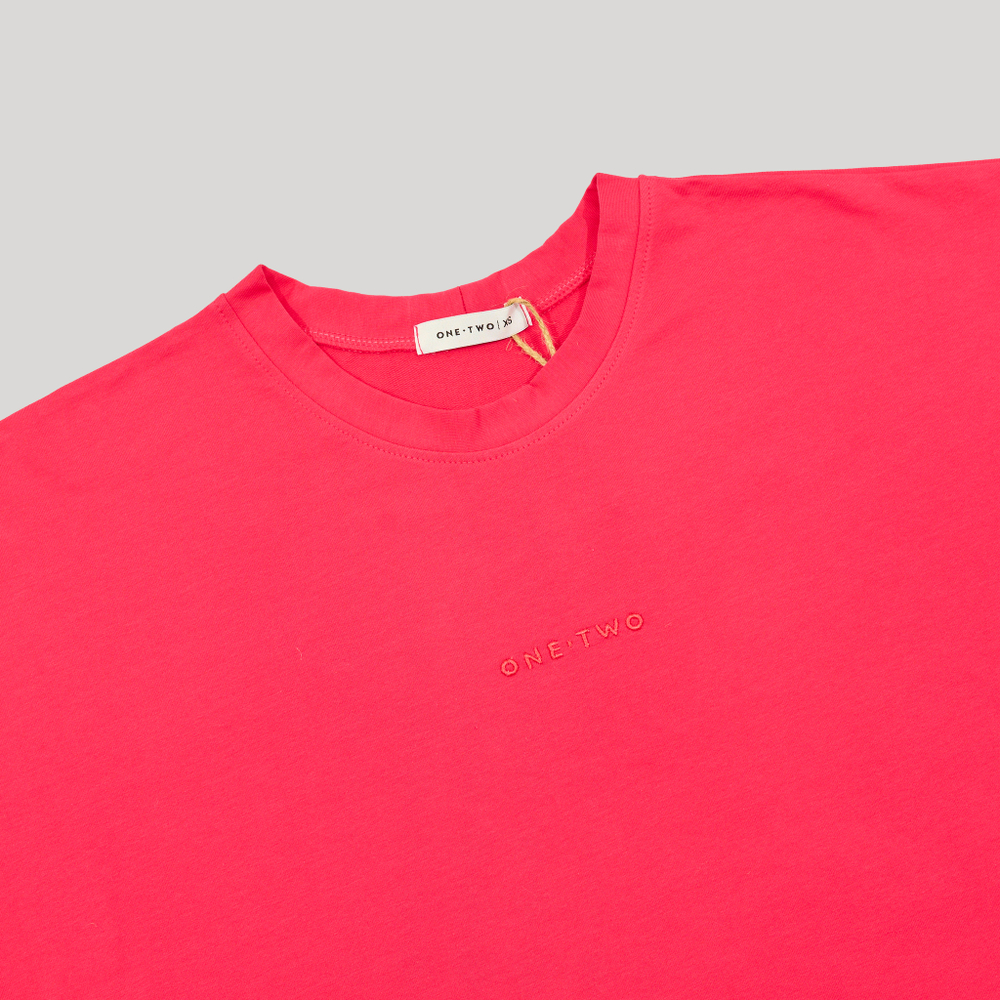 LS T-Shirt LOGO Bright Rose