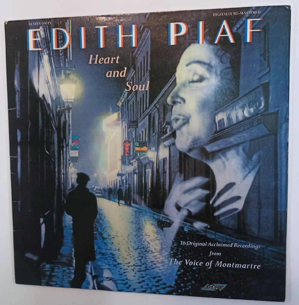 Винтажная виниловая пластинка Edith Piaf Heart And Soul (UK 1987)