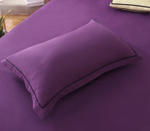 Комплект постельного белья Однотонный Сатин с Одеялом FB002