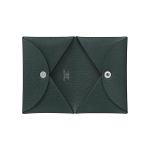 Картхолдеры и кошельки HERMES Calvi Chamkila V0 Vert Rousseau, H078382CKV0