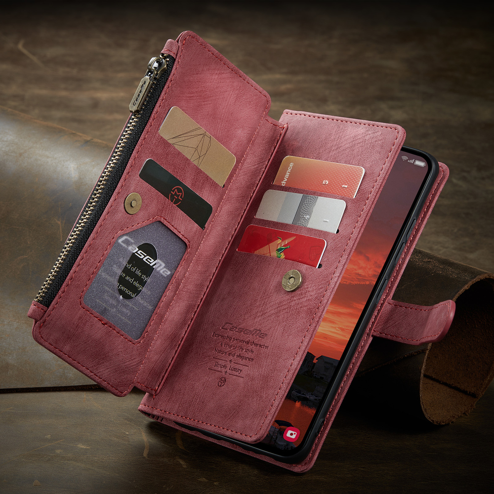 Многофункциональный чехол-кошелек CaseMe 3 in 1 Matte Wallet для Samsung Galaxy S25 FE