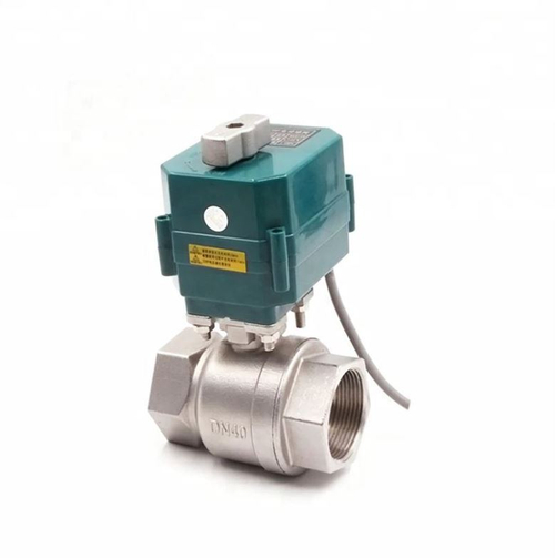 Кран с самовозвратным электроприводом нормально-закрытый (220в, ДУ G2, 50мм)