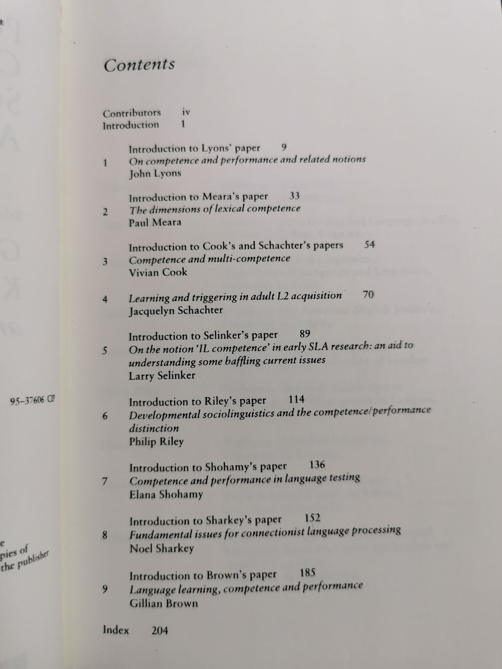 Performance and Competence in Second Language Acquisition (Applied Linguistics Non) 1st Edition