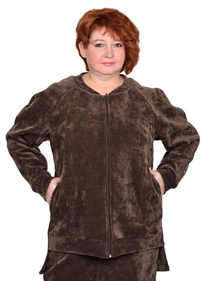 Бомбер из микровельвета Эбигейл