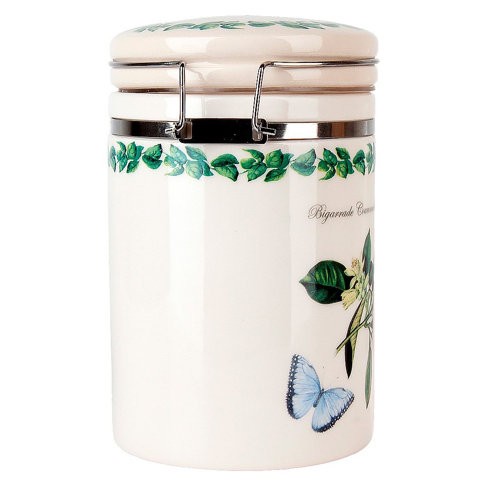 Банка для сыпучих продуктов(клипс)" " 15х10х16см v=800мл (керамика) (подарочная упаковка)