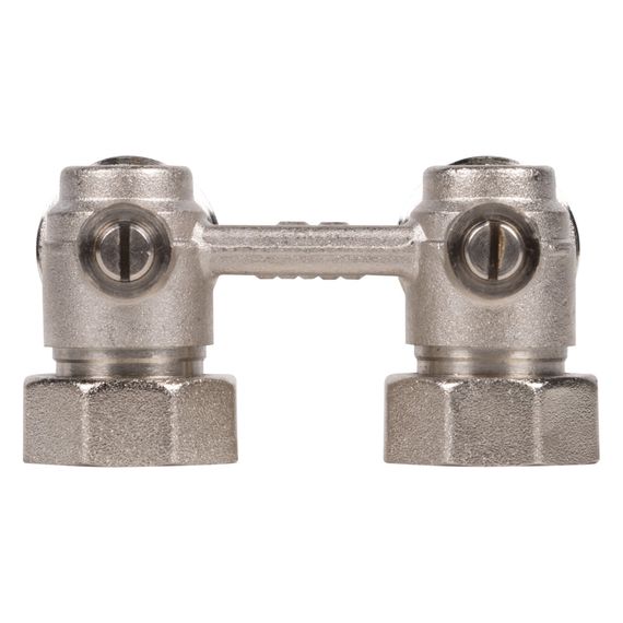 Узел нижнего подключения Royal Thermo угловой ½quot;х3/4quot;EK — (4)