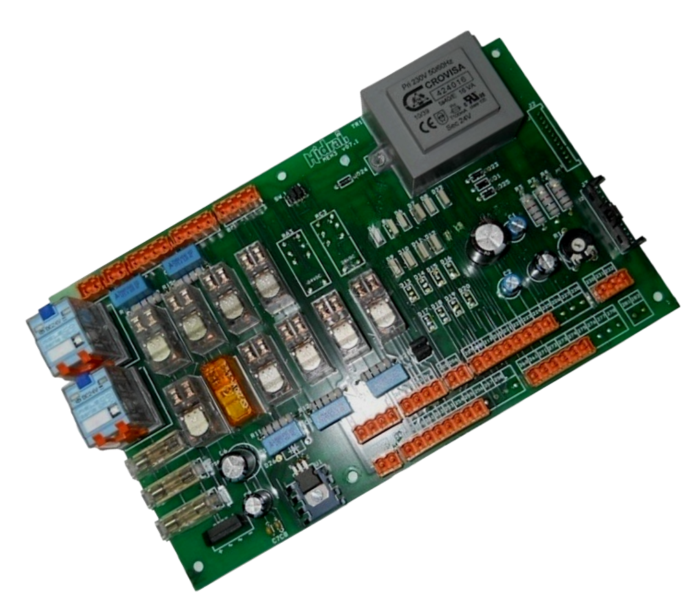 Плата MEH3 BASE V07.1/4-P/AC/ (PCB) HIDRAL.