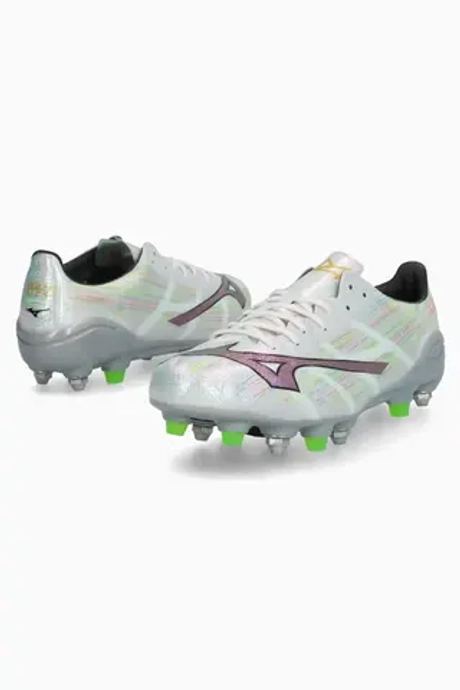 Бутсы Mizuno Alpha II Elite Mix - серебряный