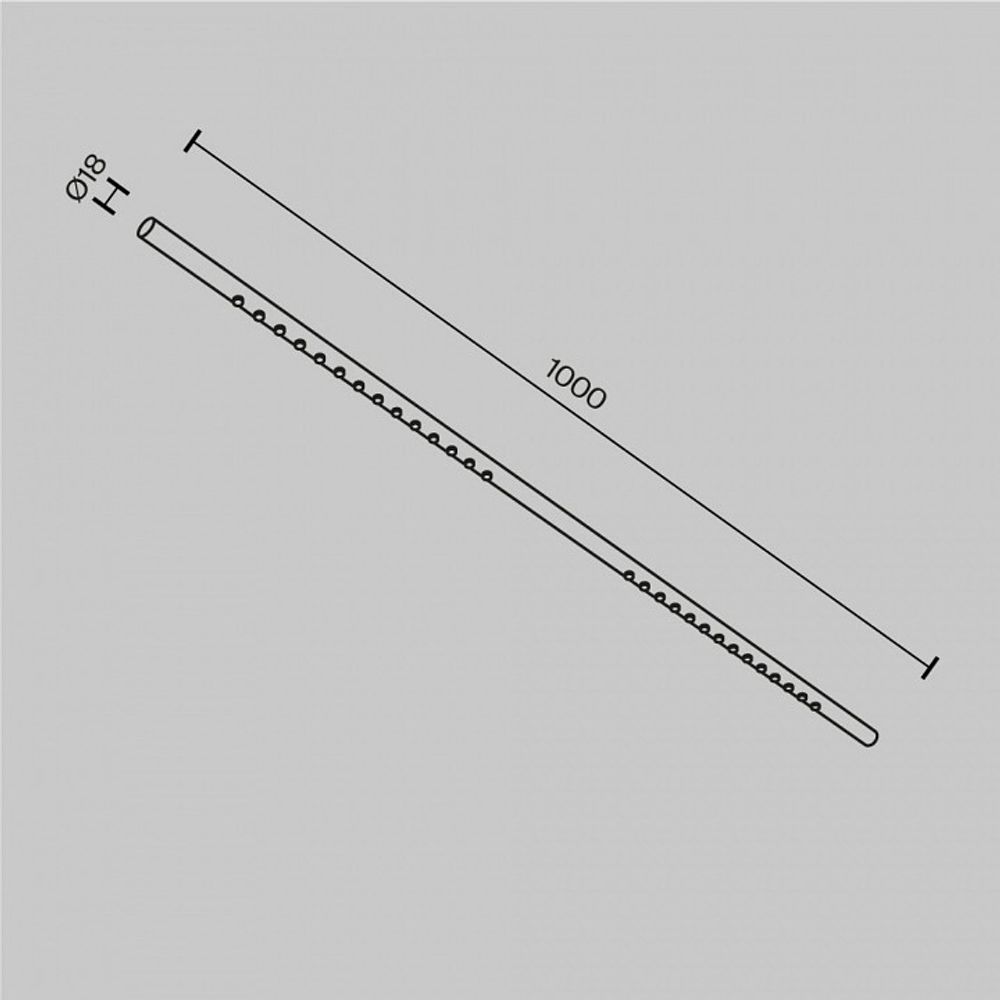 Модульный светильник Maytoni Points C101CL-L1000-24W3-6K-B
