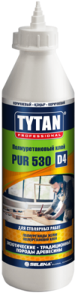 Клей полиуретановый для столярных работ TYTAN Professional PUR 530 D4 750 мл