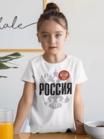 Футболка с гербом России