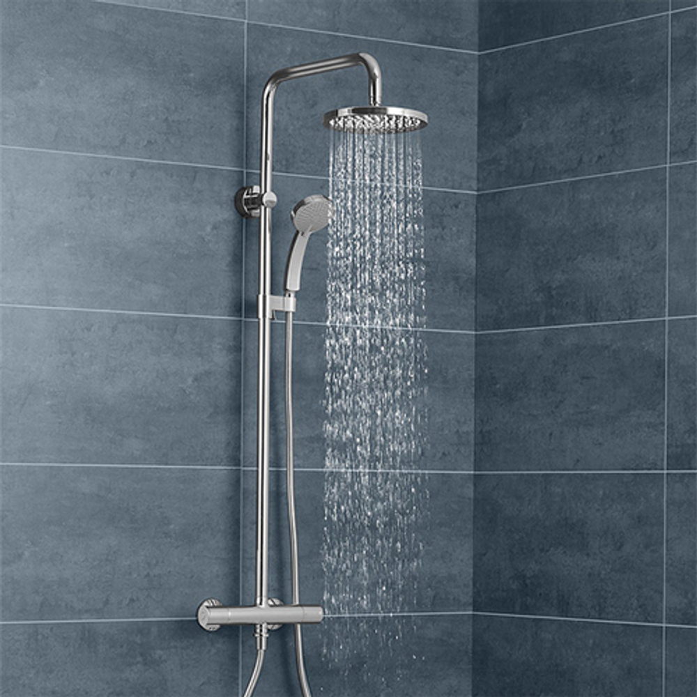 Душевая система Jacob Delafon July E45716-CP с термостатом