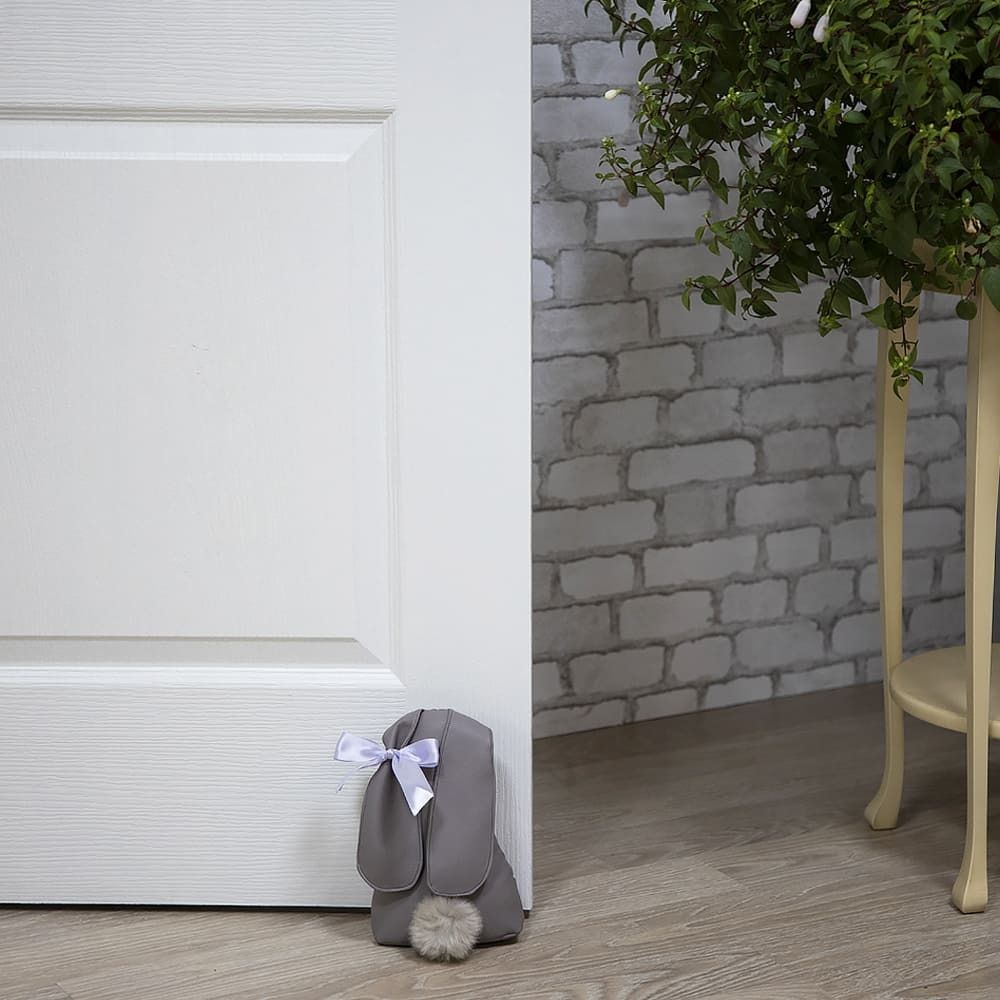 Сувенир Стоппер Зайка Анни Серый